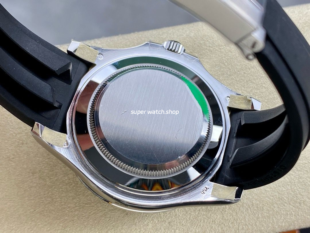 ARF Factory Counterweight Rolex Yacht-Master 42 226659 42mm White Gold Rubber Strap Black Dial - Image 7