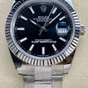 ARF Factory Rolex Datejust 41 126334-0017 41mm White Gold 904L Black Dial