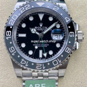ARF Factory Rolex GMT-Master II 126710GRNR-0003 40mm Full 904L Black Dial Jubilee