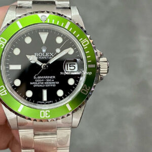 BP Factory Rolex Submariner Date 16610LV Kermit 40mm Full 904L Black Dial