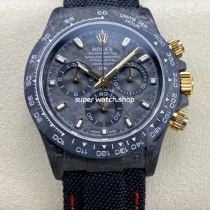 DIW Factory Rolex Daytona 116500 Limited Edition 40mm Carbon Fiber Artificial Fiber Woven Strap Carbon Fiber Dial