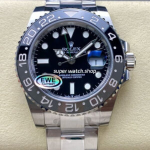 EWE Factory Rolex Bruce Wayne GMT-Master II 126710GRNR-0004 40mm Full 904L Black Dial