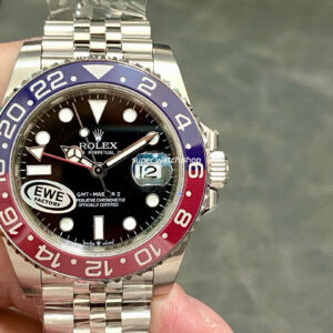 EWE Factory Rolex Pepsi GMT-Master II 126710BLRO-0001 40mm Full 904L Black Dial Jubilee