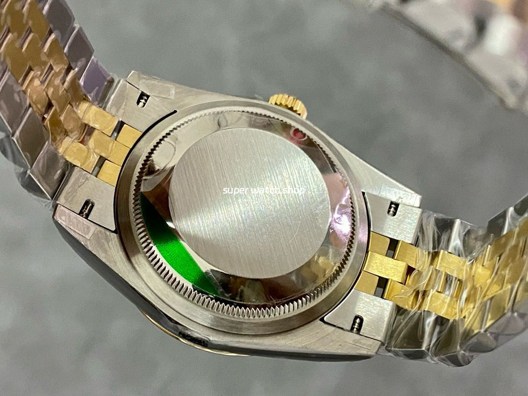 GM Factory Rolex Datejust 126233-0023 36mm Half Yellow Gold Diamond Mop Mother Of Pearl Dial Jubilee - Image 7