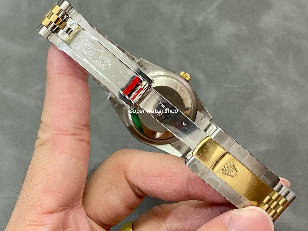 GM Factory Rolex Datejust 126233-0023 36mm Half Yellow Gold Diamond Mop Mother Of Pearl Dial Jubilee - Image 9