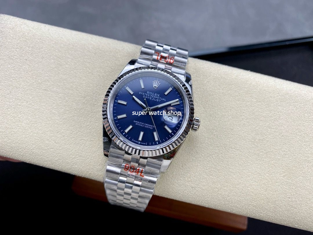 GM Factory Rolex Datejust 126234-0017 36mm Full 904L Blue Dial Jubilee - Image 5