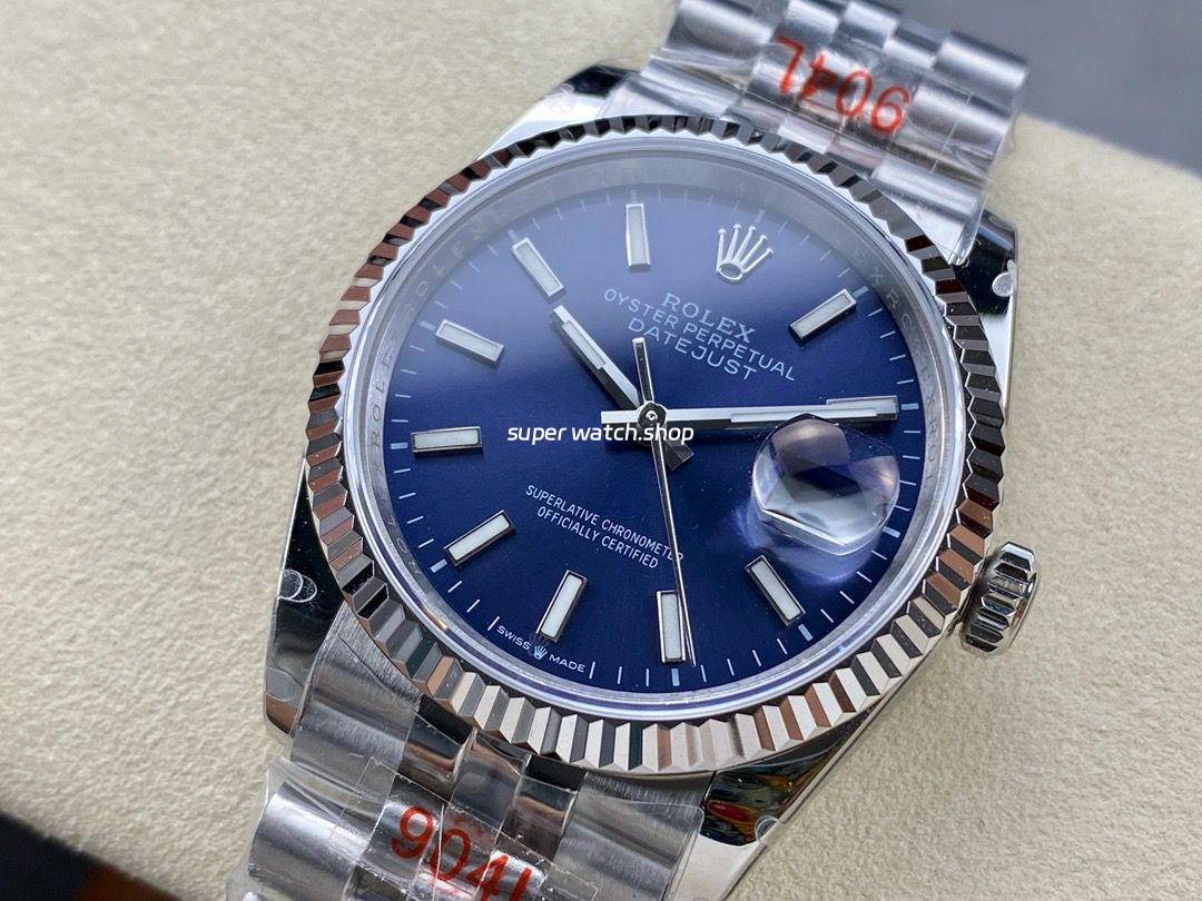 GM Factory Rolex Datejust 126234-0017 36mm Full 904L Blue Dial Jubilee - Image 3