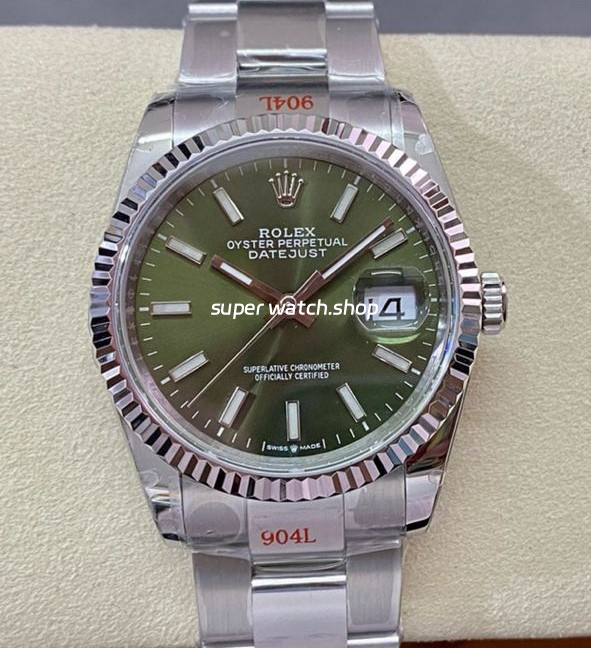 GM Factory Rolex Datejust 126234-0052 36mm Full 904L Green Dial