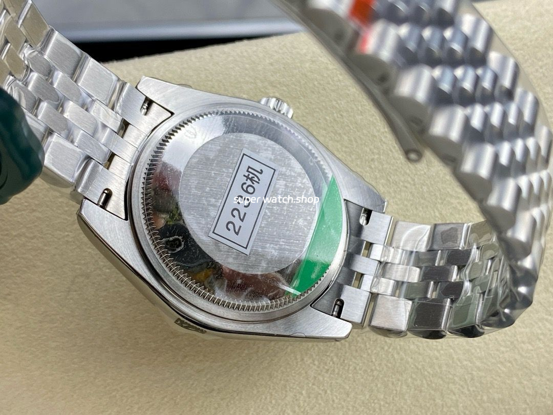 GS Factory Rolex Datejust 278384RBR-0030 31MM Diamond Bezel Roman Number Diamond Aubergine Purple Dial Jubilee - Image 5