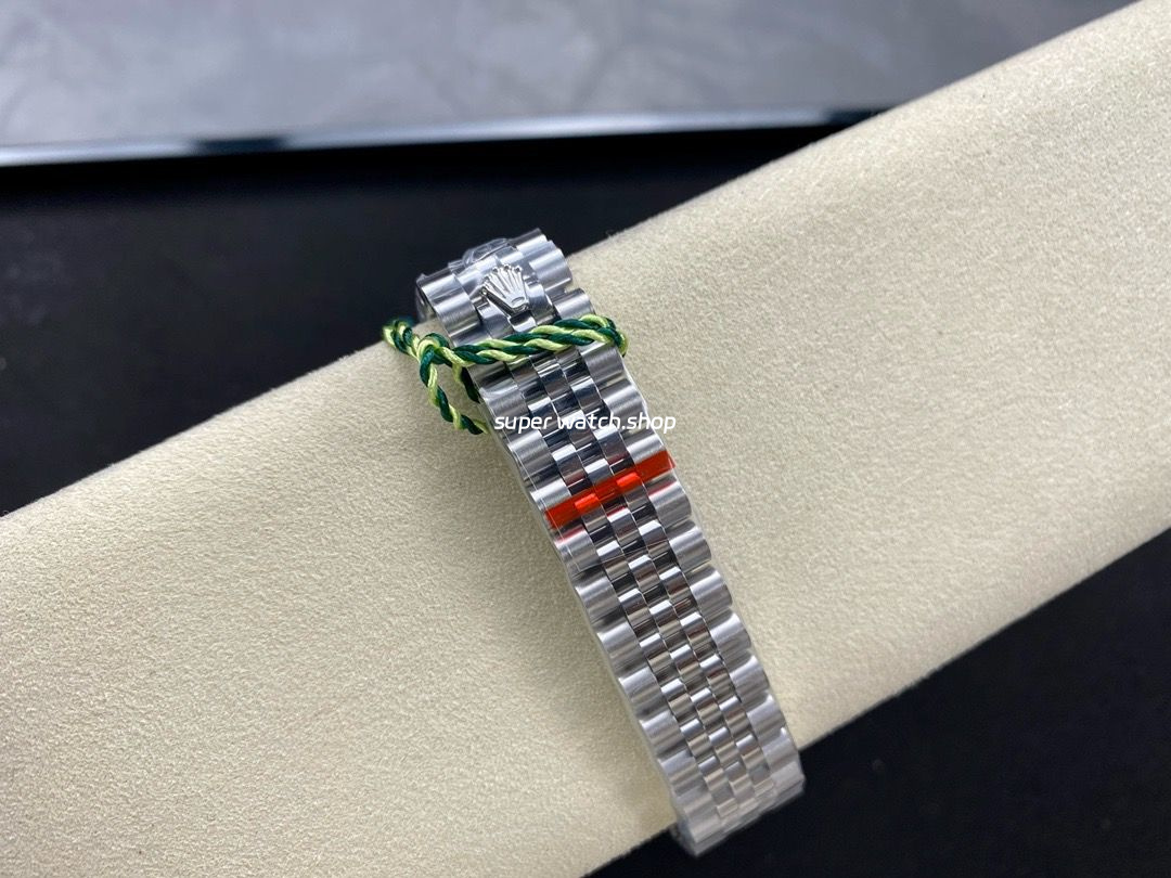 GS Factory Rolex Datejust 278384RBR-0030 31MM Diamond Bezel Roman Number Diamond Aubergine Purple Dial Jubilee - Image 6