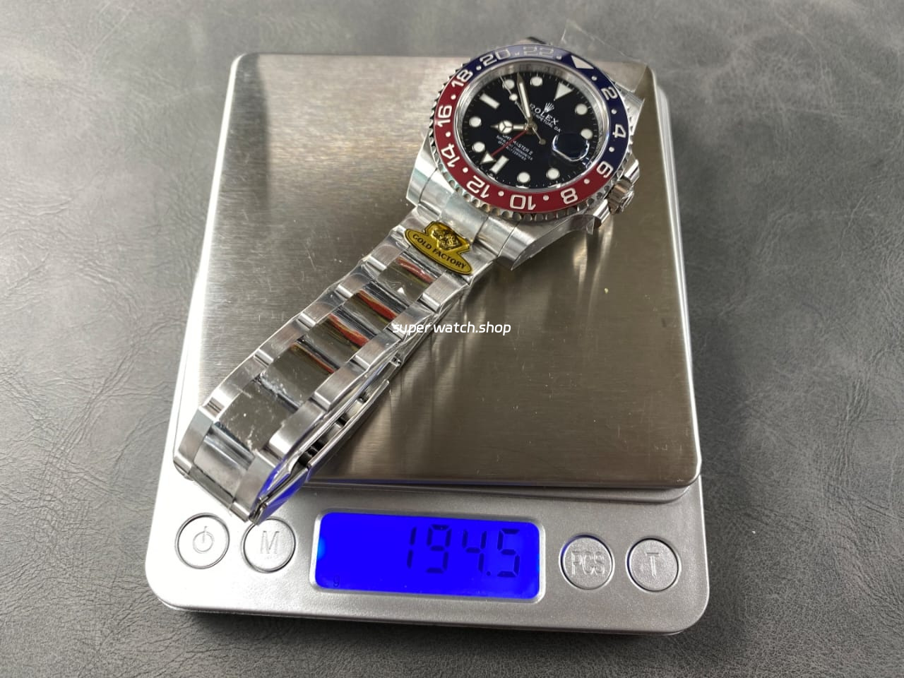 Gold Factory Rolex Pepsi GMT-Master II 126719BLRO White Gold Black Dial - Image 9