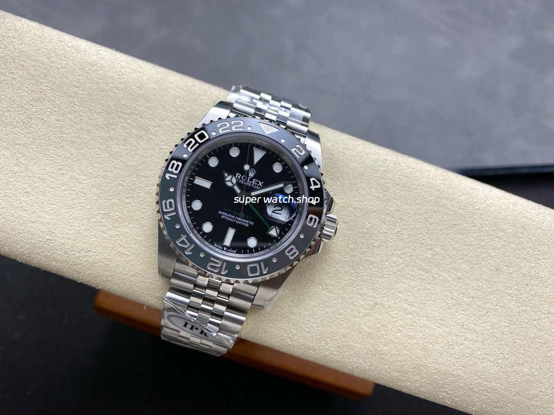 IPK Factory Rolex GMT-Master II 126710GRNR-0003 Full 904L Black Dial Jubilee - Image 5