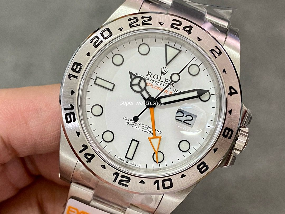 JVS Factory Rolex Explorer II 226570 42mm Full 904L White Dial - Image 3