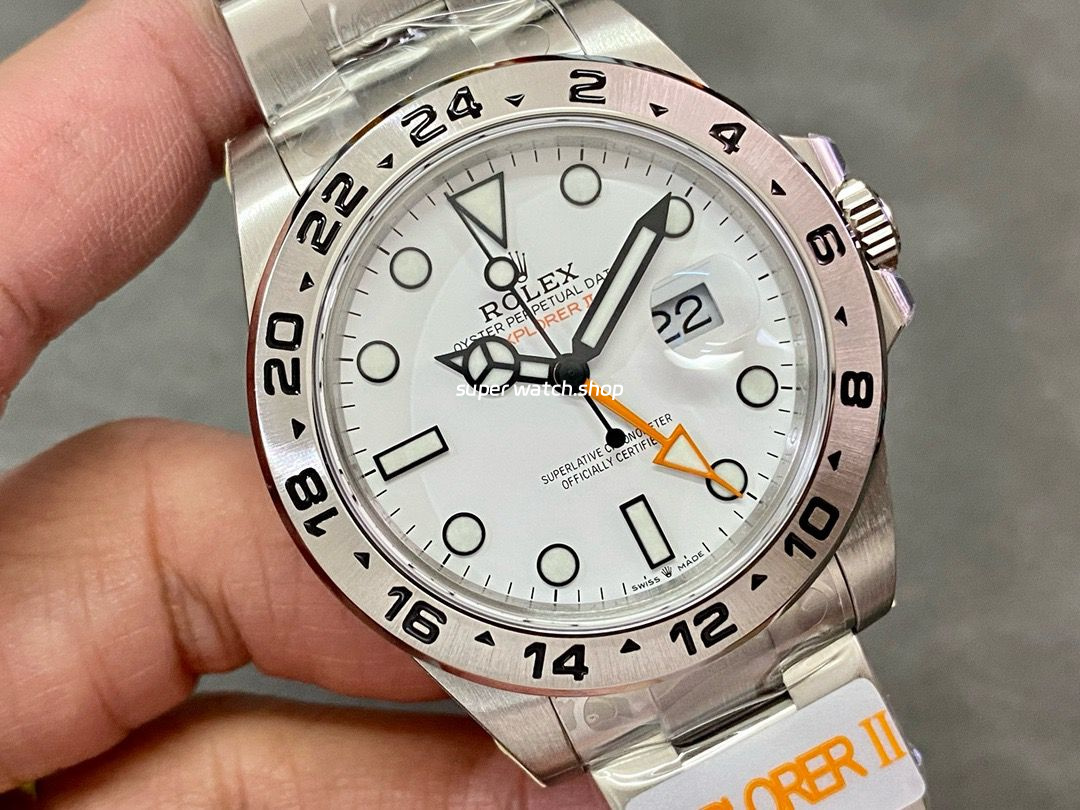 JVS Factory Rolex Explorer II 226570 42mm Full 904L White Dial - Image 2