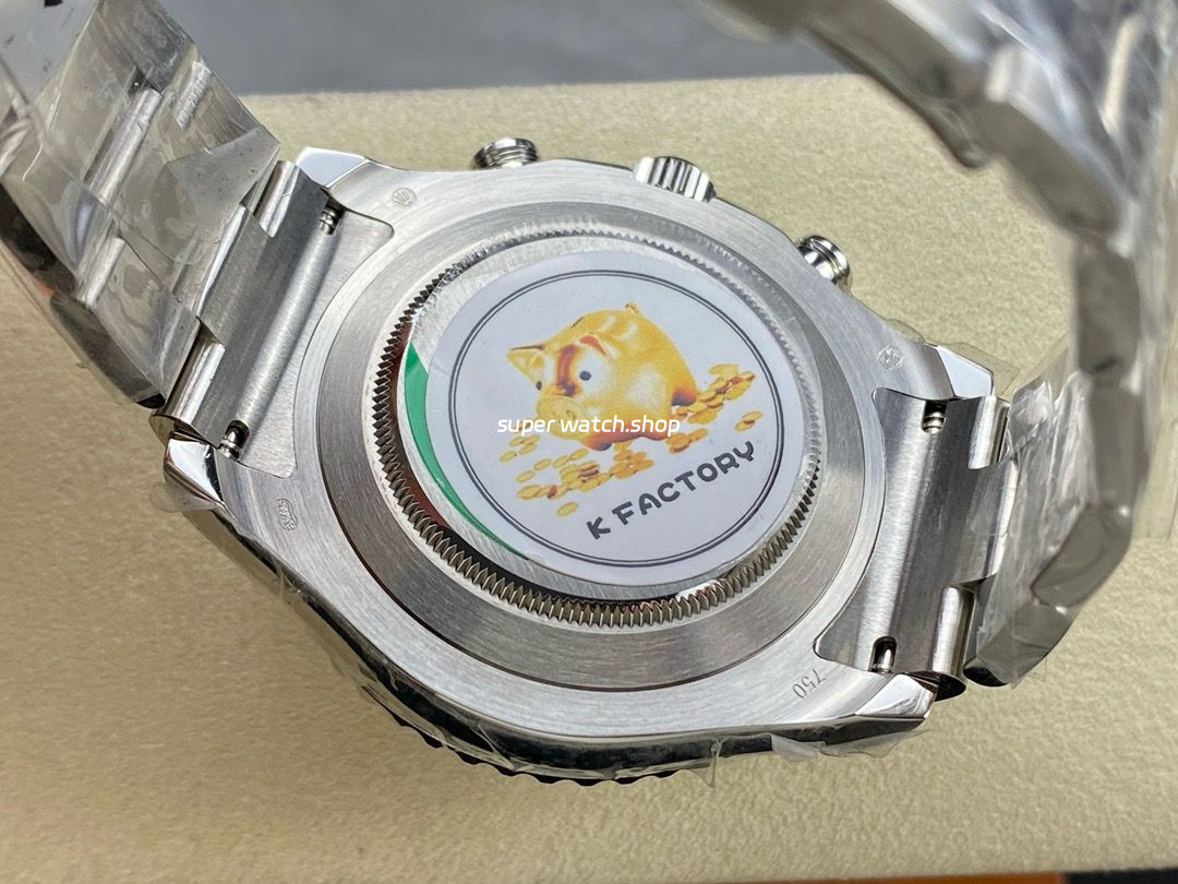 KF Factory Rolex Yacht-Master II 116689 44mm Full Steel Strap White Dial - Image 8
