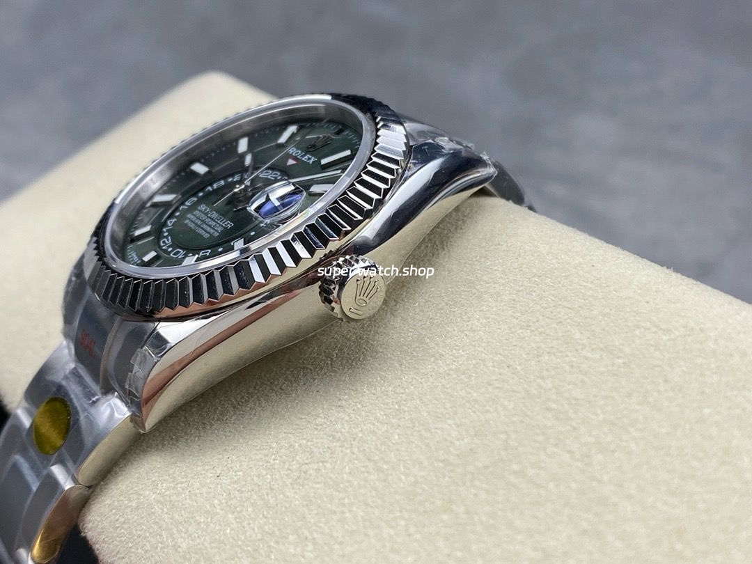 Noob Factory Rolex Sky-Dweller 336934-0001 42mm Full 904L Green Dial - Image 6
