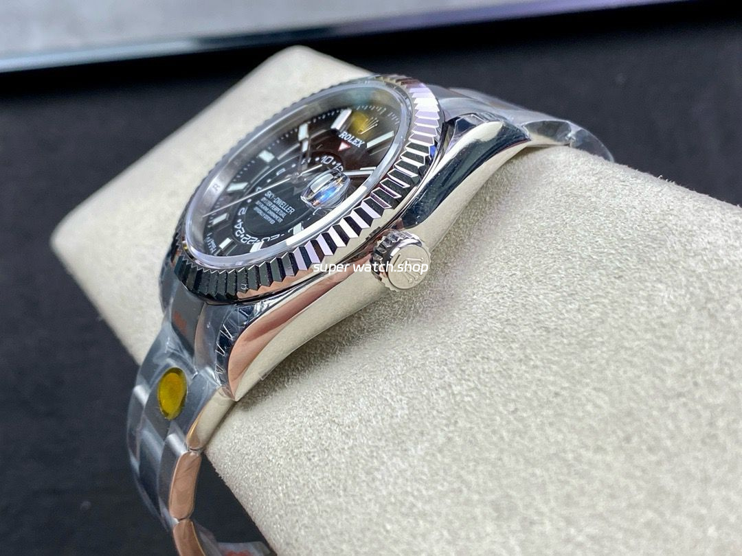 Noob Factory Rolex Sky-Dweller 336934-0007 42mm Full 904L Black Dial - Image 7