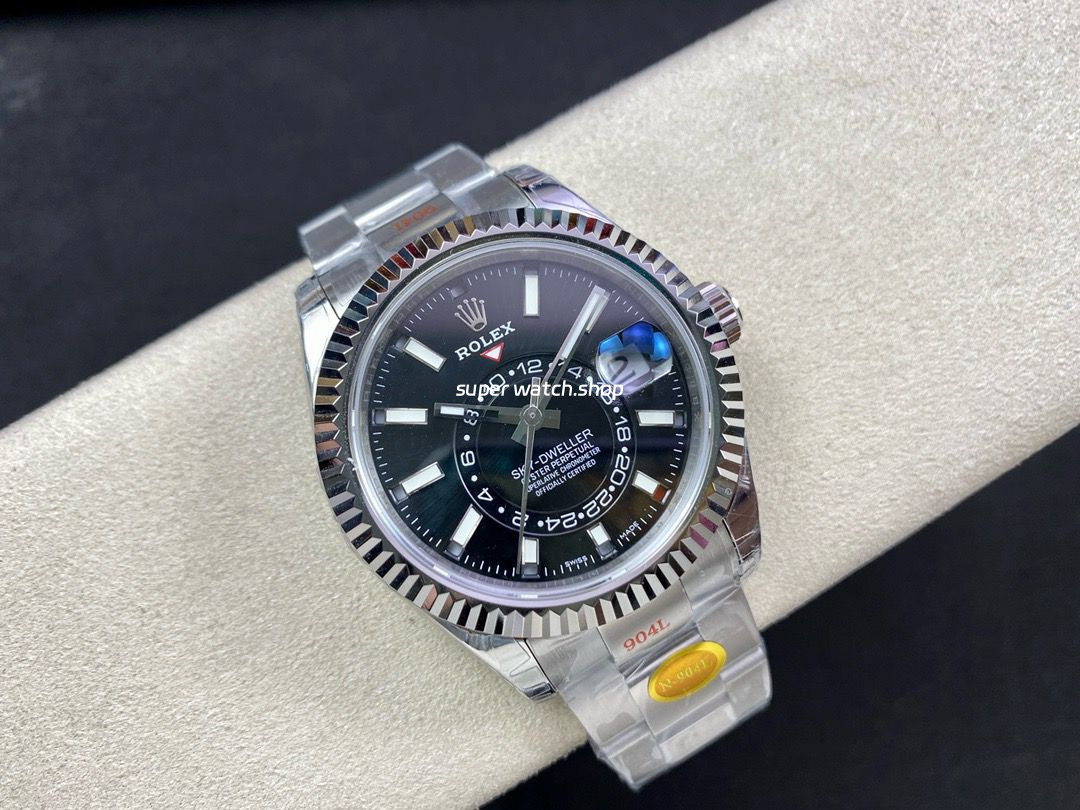 Noob Factory Rolex Sky-Dweller 336934-0007 42mm Full 904L Black Dial - Image 5
