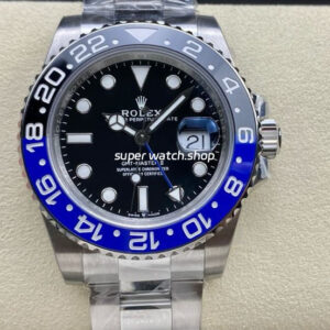 OW Factory Rolex Batman GMT-Master II 126710BLNR-0003 40mm Full Steel Black Dial