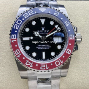 OW Factory Rolex Pepsi GMT-Master II 126710BLRO-0002 40mm Full Steel Black Dial