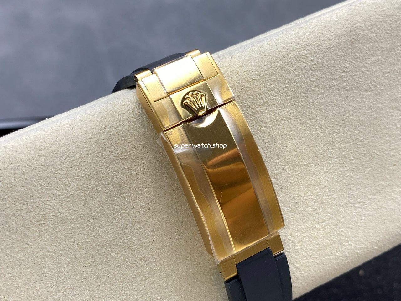 QF Factory Counterweight Rolex Daytona 126518LN-0014 40mm Yellow Gold Rubber Oysterflex Turquoise Blue Dial - Image 10