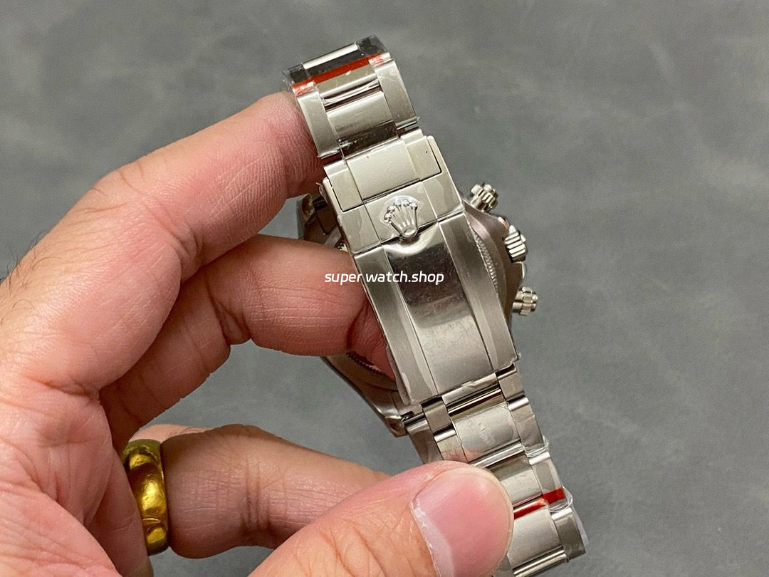 QF Factory Counterweight Rolex Panda Daytona 126500LN-0001 40mm Full 904L White Dial - Image 9