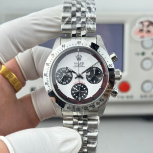 SN Factory Rolex Daytona Vintage Paul Newman 6239 37mm Full Steel White Dial