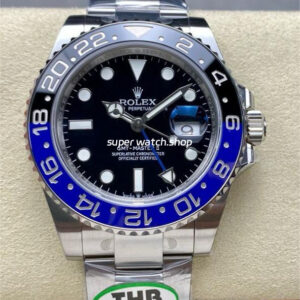 THB Factory Rolex Batman GMT-MASTER II 126710BLNR-0003 40mm Full 904L Black Dial
