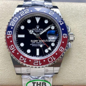 THB Factory Rolex Pepsi GMT-MASTER II 126710BLRO-0002 40MM Full 904L Black Dial