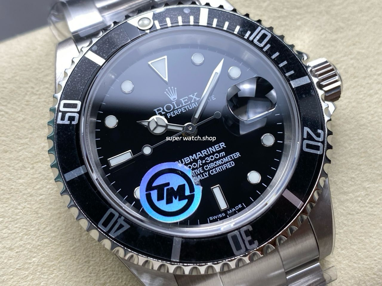 TM Factory Rolex Submariner Date 16610LN 40mm Full 904L Black Dial No Engraving - Image 2