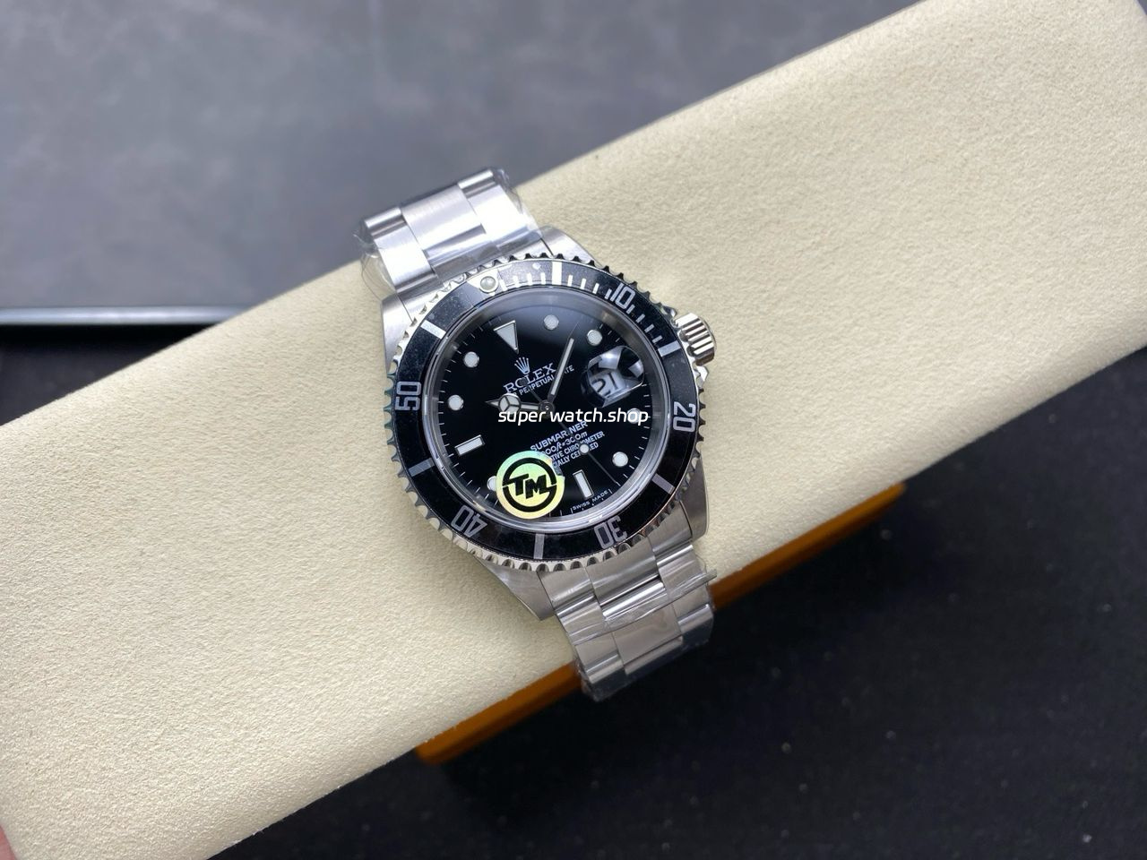 TM Factory Rolex Submariner Date 16610LN 40mm Full 904L Black Dial No Engraving - Image 4