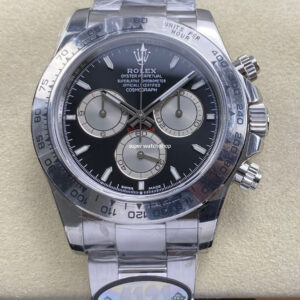 UFO Factory Rolex Daytona 126509-0001 40mm Full White Gold Black Dial