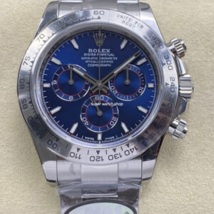 UFO Factory Rolex Daytona 126509-0005 White Gold Blue Dial
