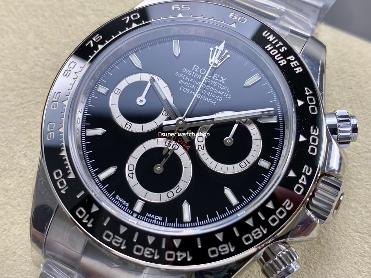 UFO Factory Rolex Daytona panda 126500LN-0002 40mm Full 904L Black Dial - Image 3