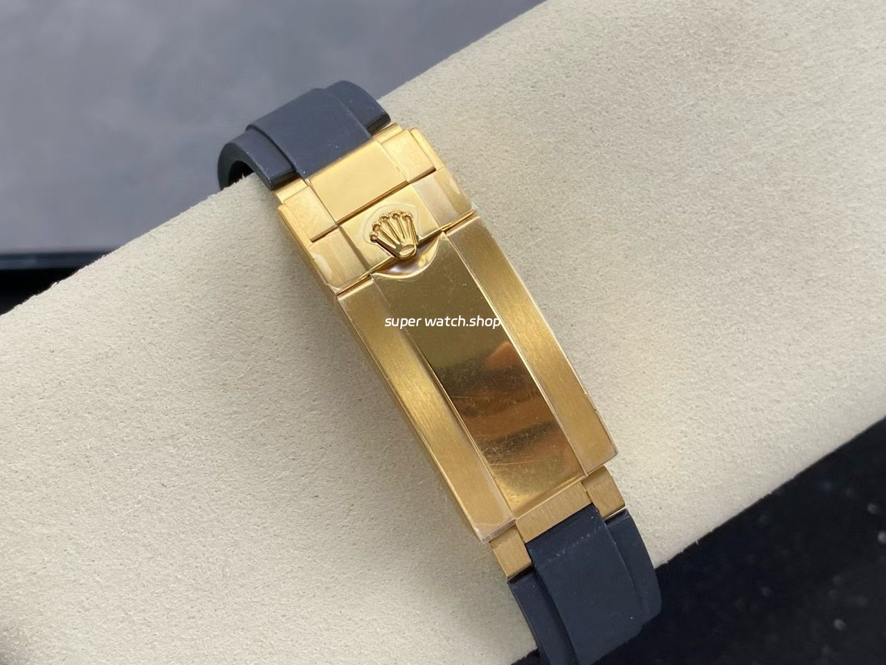 UFO Factory counterweight Rolex Daytona 126518LN-0012 Yellow Gold Oysterflex Champagne Dial - Image 7