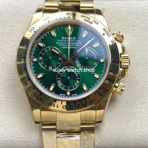 ZF Factory CounterWeight Rolex Daytona 116508-0013 40mm Full Yellow Gold Green Dial