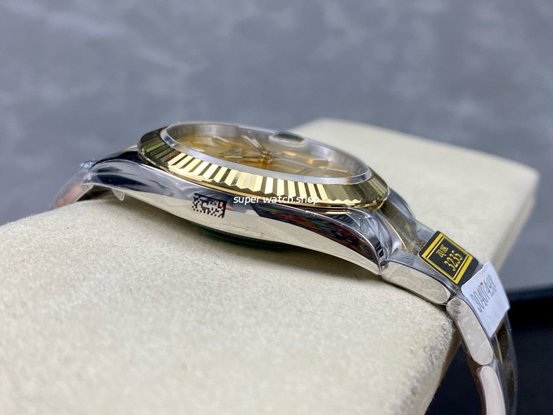 ZQ Factory Rolex Datejust 126333-0009 41mm Half Yellow Gold Champagne Dial - Image 5