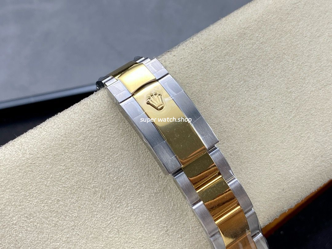 ZQ Factory Rolex Datejust 126333-0019 41mm Half Yellow Gold Roman Numerals Wimbledon Grey Dial - Image 8