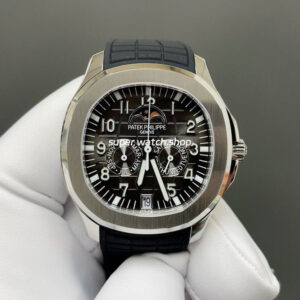 3K Factory Patek Philippe Aquanaut 5261 40mm Steel Black Rubber Strap Black Dial