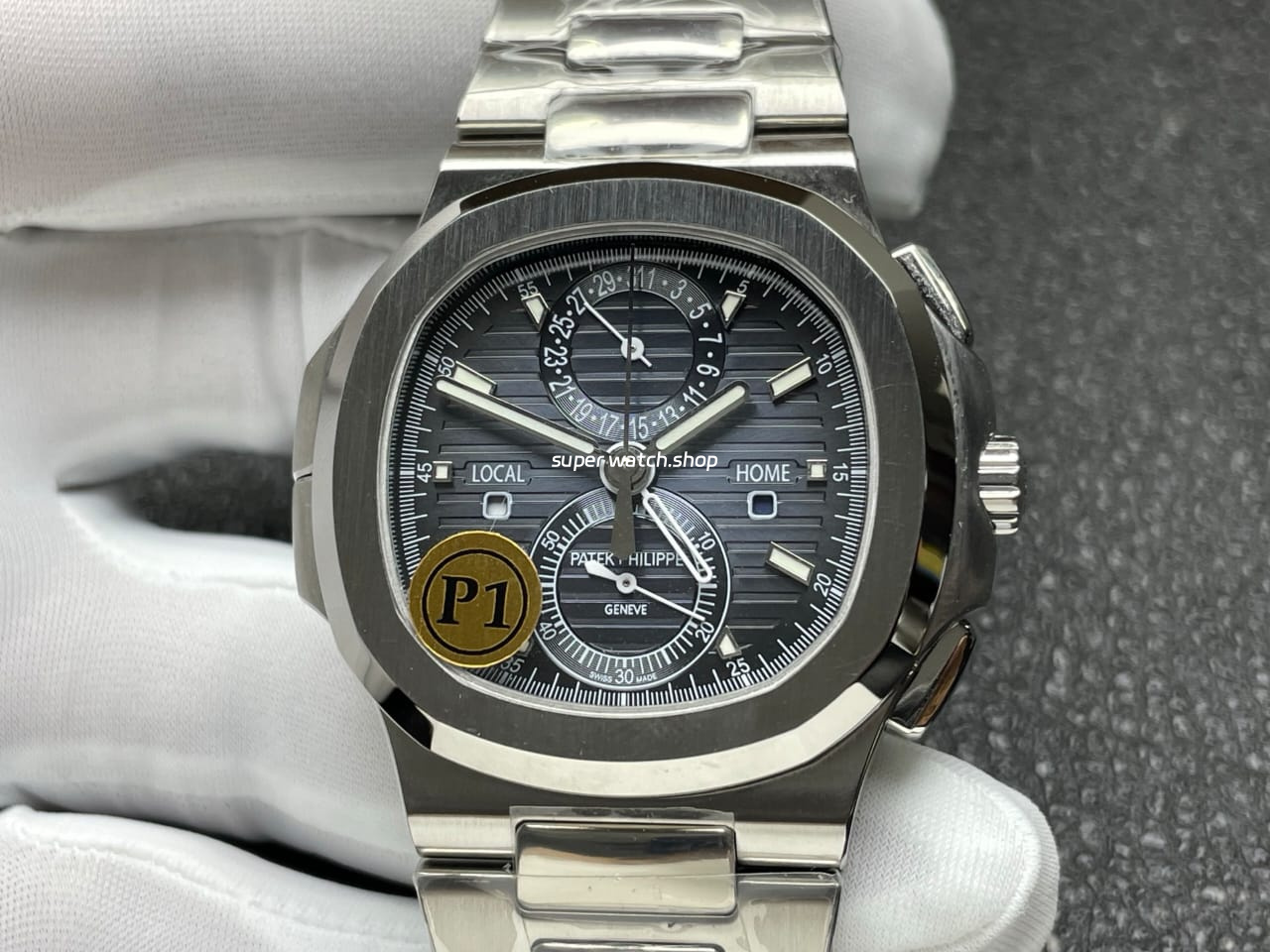 P1 Factory Patek Philippe Nautilus 5990/1A-011 40.5mm Full Steel Blue Dial - Image 2