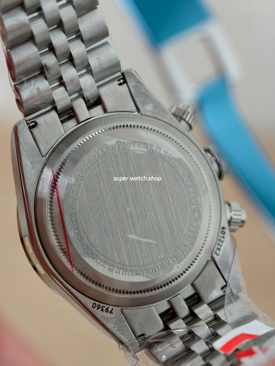 M+ Factory Tudor Heritage Black Bay Chrono 79360B-0002 41mm Jubilee Blue Dial - Image 6