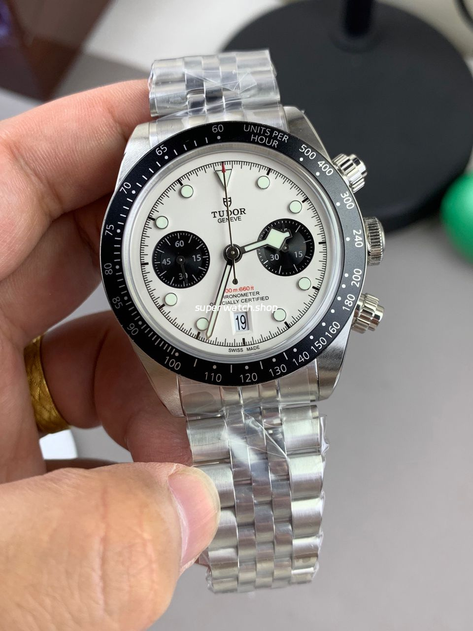 M+ Factory Tudor Panda Black Bay Chrono 79360N-0002 41mm Jubilee White Dial - Image 2