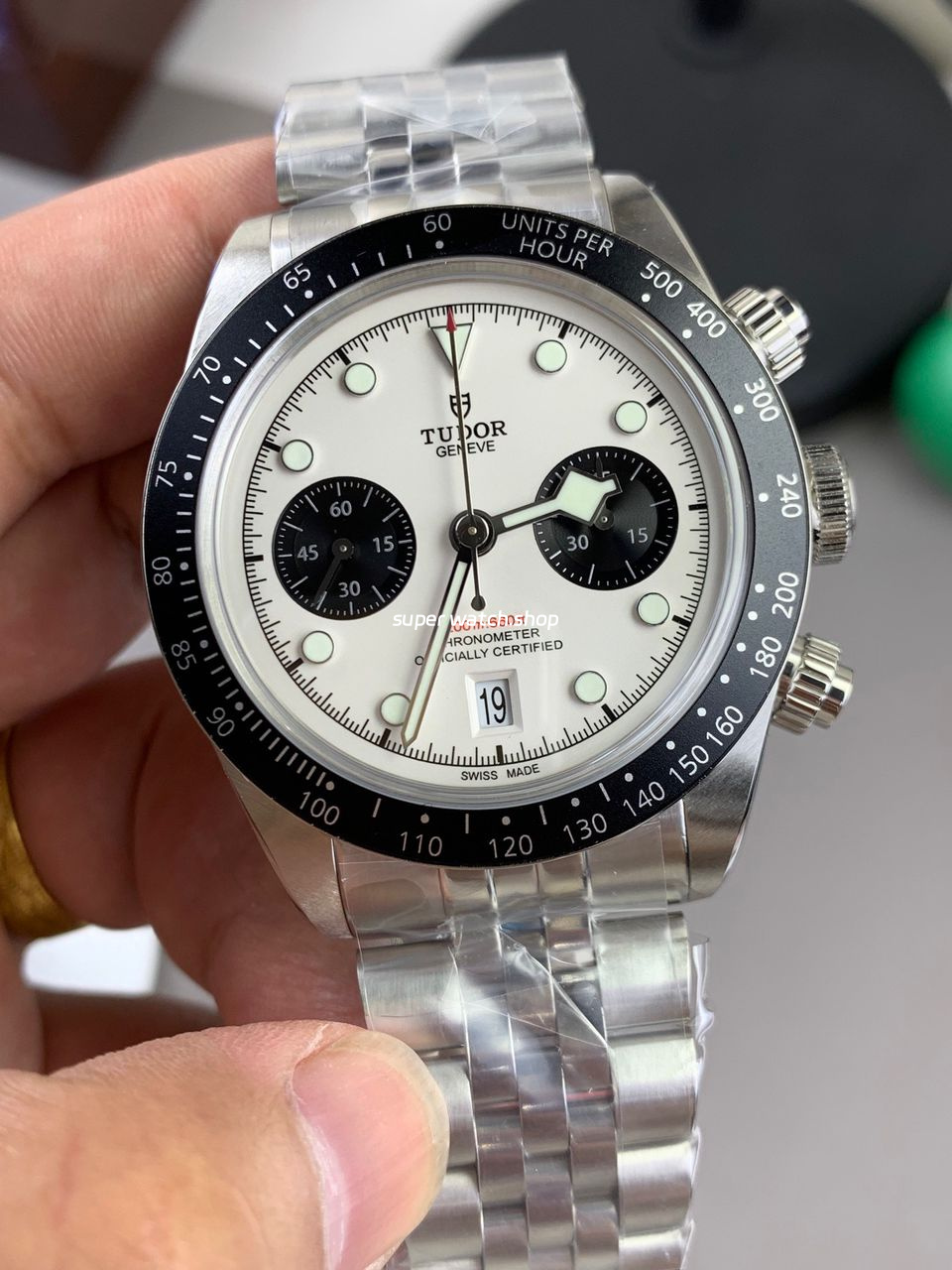 M+ Factory Tudor Panda Black Bay Chrono 79360N-0002 41mm Jubilee White Dial