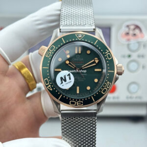 N1 Factory Omega Seamaster Diver 300M 210.90.42.20.10.001 42mm Green Dial