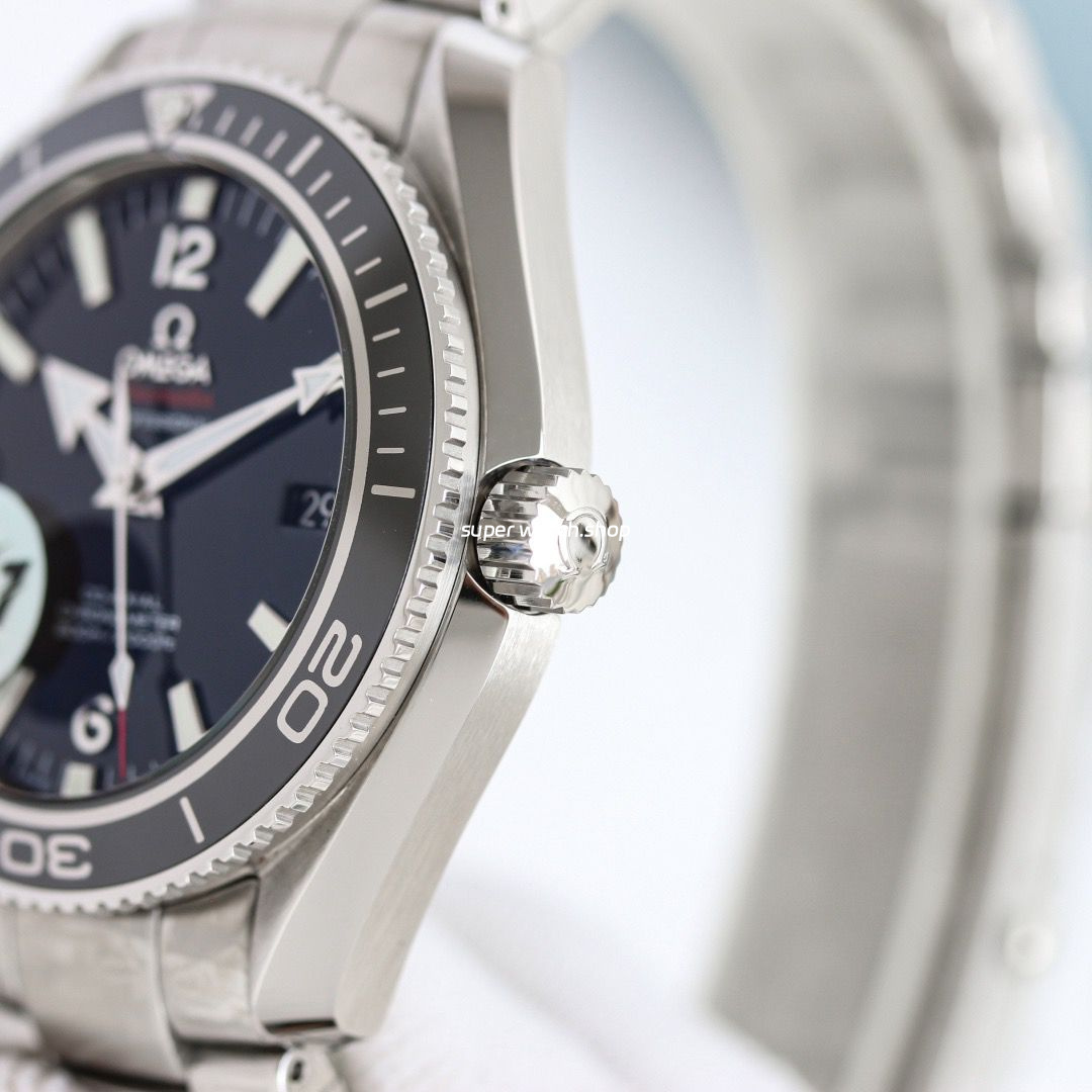 N1 Factory Omega Seamaster Planet Ocean 232.30.38.20.01.001 39.5mm Full Steel Black Dial - Image 7