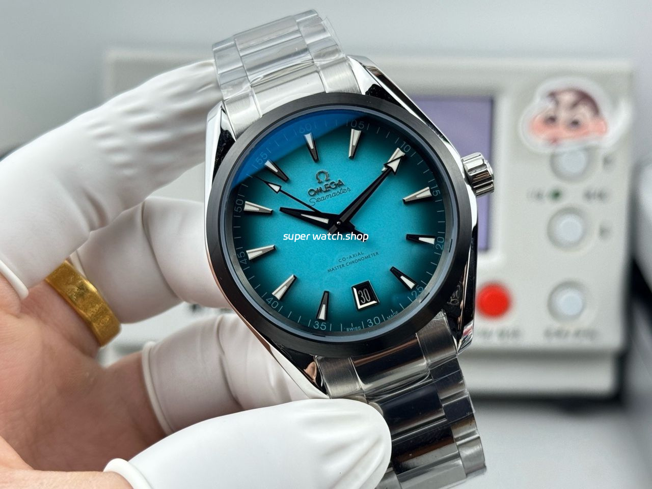 OVS Factory Omega Seamaster Aqua Terra 220.10.41.21.03.006 41mm Turquoise Colour Dial - Image 4
