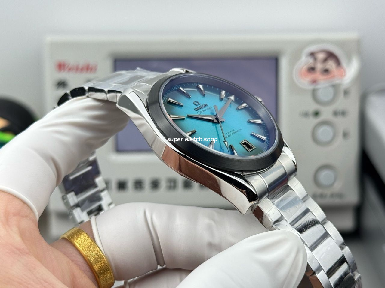 OVS Factory Omega Seamaster Aqua Terra 220.10.41.21.03.006 41mm Turquoise Colour Dial - Image 6