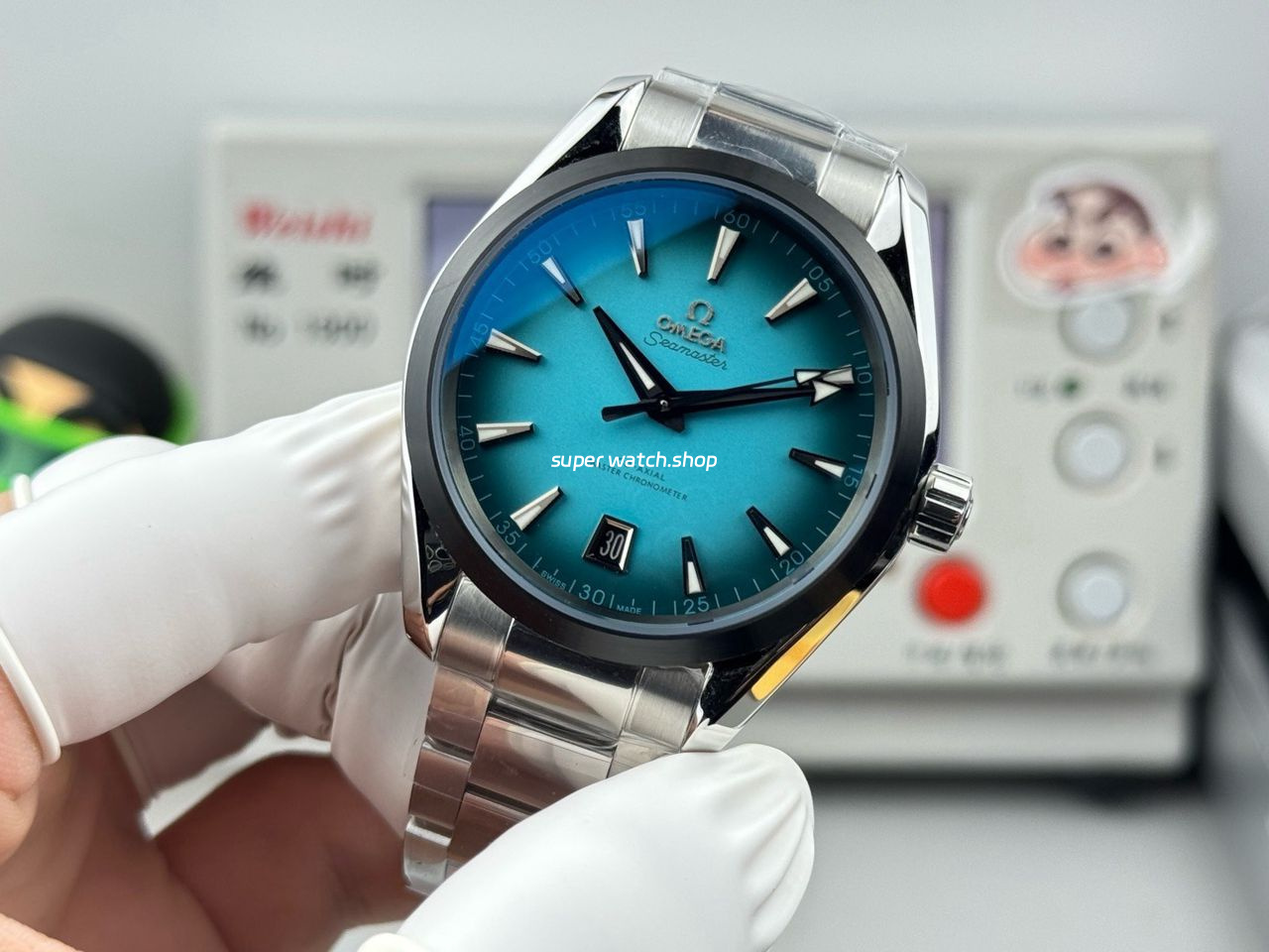 OVS Factory Omega Seamaster Aqua Terra 220.10.41.21.03.006 41mm Turquoise Colour Dial - Image 5