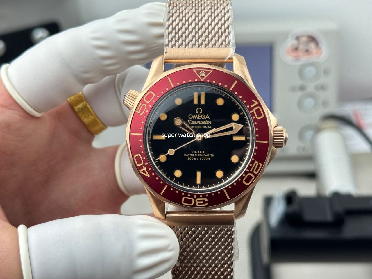OVS Factory Omega Seamaster Diver 300M 210.90.42.20.01.003 42mm Black Dial