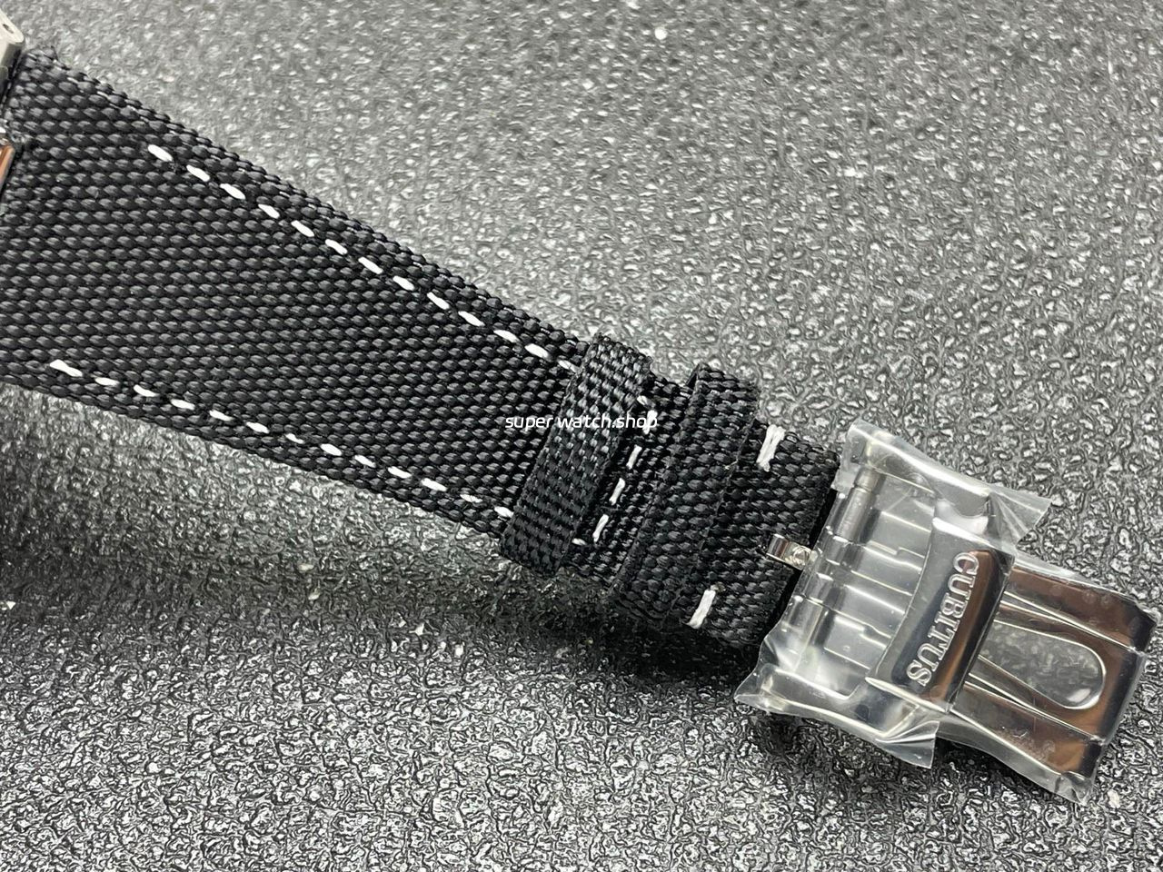 P1 Factory Patek Philippe Cubitus 5822 45mm Platinum Textile Strap Green Dial - Image 9